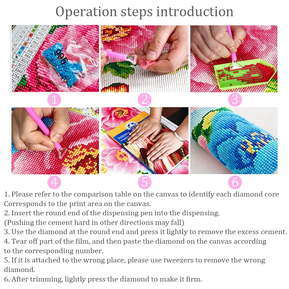 GeckoCustom New DIY 5D Diamond Painting Moon Tree Full Round Mosaic Landscape Flower Diamond Embroidery Art Rhinestone for Home Decor