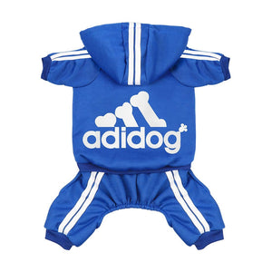 GeckoCustom New Pet Dog Clothes Spring Dog Hoodies Coat Letter Cute Small Dogs Chihuahua Pug Yorkshire Puppy Pet Hoodie Cat Clothing XXL Blue Dog Clothes / XS 0.5-1.2KG / China