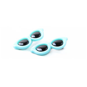 GeckoCustom New Pet Lovely Heart Sunglasses Hairpins Light blue 2 / 1pcs