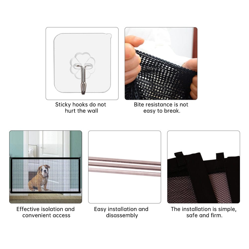 GeckoCustom New Portable Folding Pet Barrier Fences
