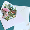 GeckoCustom New Romantic Flower Birthday Christmas Card 3D Pop-up Greeting Cards Set Postcard Party Wedding Decor Creative Gifts Cards 01