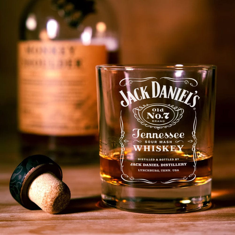 GeckoCustom Old No.7 Whiskey Glass Christmas Gift HA75 891760 10.5 oz / 1 Side