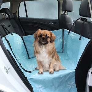 GeckoCustom Oxford Pet Dog Carrier Waterproof Pet Car Seat Pad Mat For Dogs Cats Foldable Dog Seat Bag Basket Pet Travel Accessories Hammock