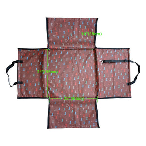 GeckoCustom Oxford Pet Dog Carrier Waterproof Pet Car Seat Pad Mat For Dogs Cats Foldable Dog Seat Bag Basket Pet Travel Accessories Hammock