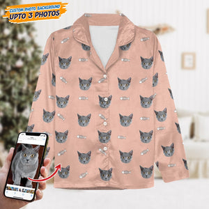 GeckoCustom Pajamas Custom Dog Cat Photo With Icon Decoration N369 888798