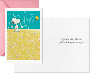 GeckoCustom Peanuts Snoopy Card Pack (6 Cards with Envelopes) for Mother'S Day, Just Because