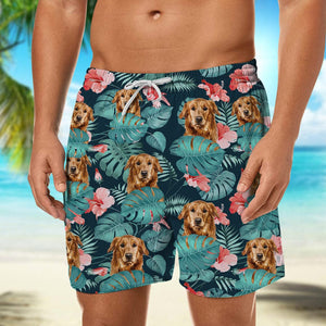 GeckoCustom Personalized Beach Short Upload Photo Dog Cat For Men N369 888378 120728