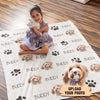 GeckoCustom Personalized Blanket Dog Lover Upload Photos And Custom Names N369 54298 888545
