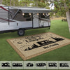 GeckoCustom Personalized Camping Patio Rug For Happy Campers N369 889265