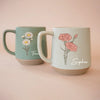 GeckoCustom Personalized Christmas Gift Name With Floral Unique Printed Pottery Mug For Bestie, Family LM32 891941