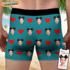 GeckoCustom Personalized Face Hands White Men's Boxer Briefs DA199 889344