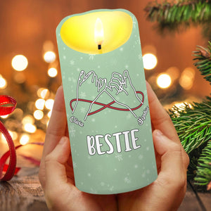 GeckoCustom Personalized Gift Bestie Would Punch A B*tch For You LED Candle LM32 891997