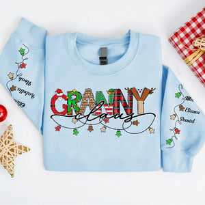 GeckoCustom Personalized Gift Family Name Claus Christmas Light Sweatshirt For Family, Lover TH10 891741