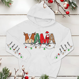 GeckoCustom Personalized Gift Family Name Claus Christmas Light Sweatshirt For Family, Lover TH10 891741