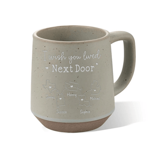 GeckoCustom Personalized Gift I Wish We Lived Closer Bestie Engraved Pottery Mug For Bestie LM32 891951