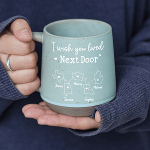 GeckoCustom Personalized Gift I Wish We Lived Closer Bestie Printed Pottery Mug For Bestie LM32 891955