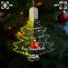 GeckoCustom Personalized Gift Our Grandkids Christmas Tree With Names Led Acrylic Ornament HA75 891907 3 inches