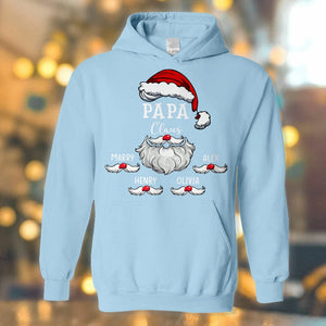 GeckoCustom Personalized Gift Papa Claus And Grandkids Christmas Sweatshirt For Family HO82 891791