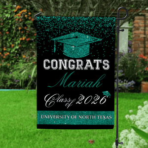 GeckoCustom Personalized Graduation Senior Class of 2025 Garden Flag 12"x18"