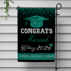 GeckoCustom Personalized Graduation Senior Class of 2025 Garden Flag 12"x18"