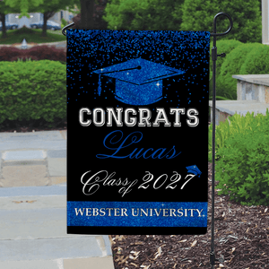 GeckoCustom Personalized Graduation Senior Class of 2025 Garden Flag 12"x18"