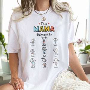 GeckoCustom Personalized Grandma, Grandpa Belongs To Funny Kids Shirt LM32 893109