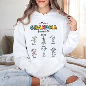 GeckoCustom Personalized Grandma, Grandpa Belongs To Funny Kids Shirt LM32 893109