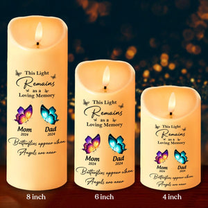 GeckoCustom Personalized Memorial Gift This Light Remains As A Loving Memory LED Candle HA75 891833