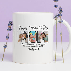 GeckoCustom Personalized Photo Happy Mother's Day To Mom Mug DA199 889069