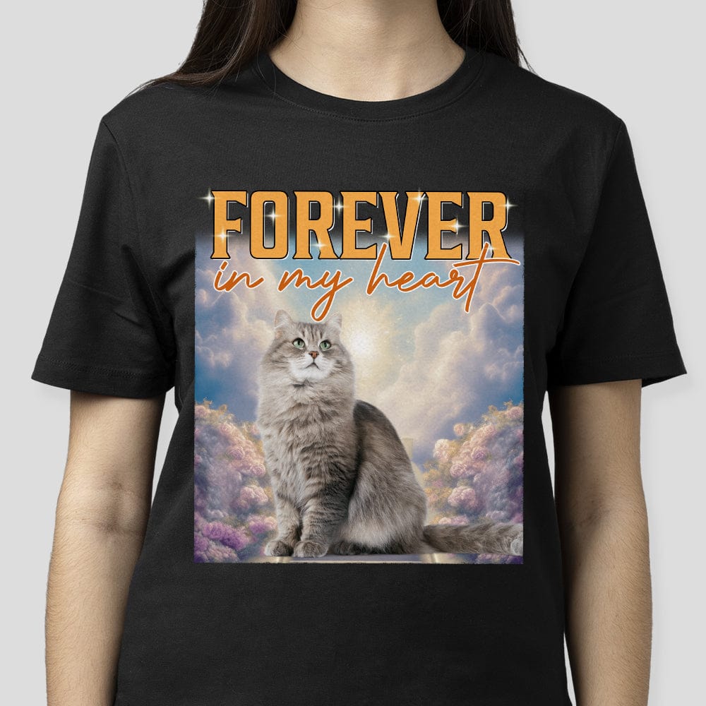 GeckoCustom Personalized Photo Retro Vintage Cat Portrait Shirt DA199 889683
