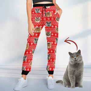 GeckoCustom Personalized Sweatpants Upload Photo Dog Cat For Men Women  N369 888993 120728 For Woman / S