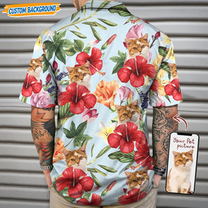 GeckoCustom Personalized Upload Dog Cat Photo Hawaiian Shirt T368 889432