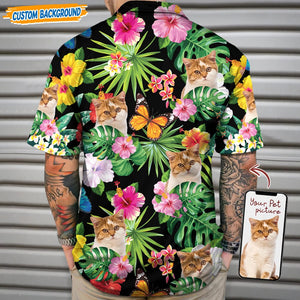 GeckoCustom Personalized Upload Dog Cat Photo Hawaiian Shirt T368 889436