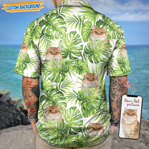 GeckoCustom Personalized Upload Dog Cat Photo Hawaiian Shirt T368 889444