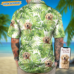 GeckoCustom Personalized Upload Dog Cat Photo Hawaiian Shirt T368 889444