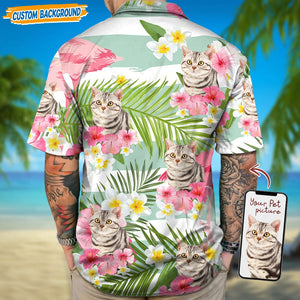 GeckoCustom Personalized Upload Dog Cat Photo Hawaiian Shirt T368 889452