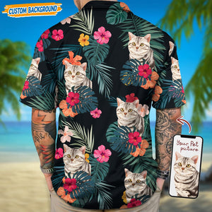 GeckoCustom Personalized Upload Dog Cat Photo Hawaiian Shirt T368 889458