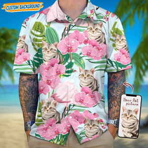 GeckoCustom Personalized Upload Dog Cat Photo Hawaiian Shirt T368 889460