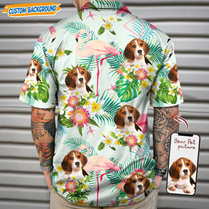 GeckoCustom Personalized Upload Dog Cat Photo Hawaiian Shirt T368 889468