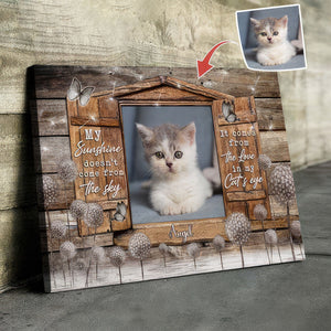 GeckoCustom Personalized Upload Photo Loss Dog/Cat Canvas HN590