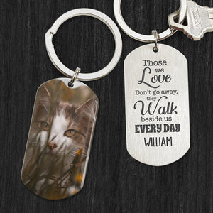 GeckoCustom Personalized Upload Photo Pet Metal Keychain T286 HN590