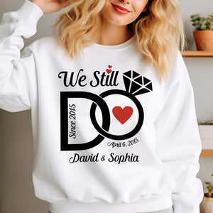 GeckoCustom Personalized We Still Do Wedding Anniversary Couple Bright Sweatshirt HO82 893360