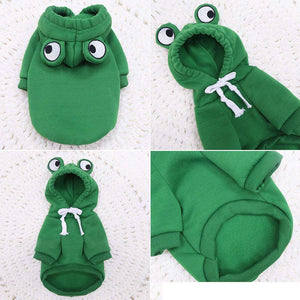 GeckoCustom Pet Clothes Dogs Hooded Sweatshirt Fruit Warm Coat Cat Sweater Cold Weather Costume for Puppy Small Medium Large Dog Cat Clothes