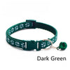 GeckoCustom Pet Collar With Bell Cartoon Footprint Colorful d
