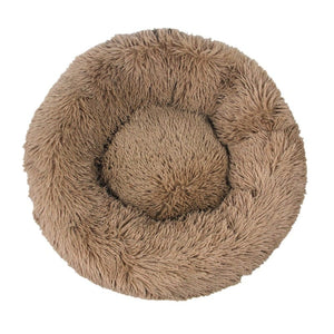 GeckoCustom Pet Dog Bed Comfortable Donut Cuddler Round Dog Kennel Ultra Soft Washable Dog and Cat Cushion Bed Winter Warm Sofa hot sell L / S 40CM