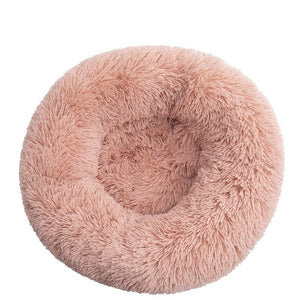 GeckoCustom Pet Dog Bed Comfortable Donut Cuddler Round Dog Kennel Ultra Soft Washable Dog and Cat Cushion Bed Winter Warm Sofa hot sell I / S 40CM