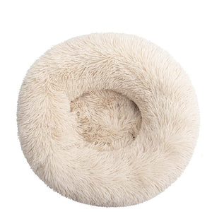 GeckoCustom Pet Dog Bed Comfortable Donut Cuddler Round Dog Kennel Ultra Soft Washable Dog and Cat Cushion Bed Winter Warm Sofa hot sell E / S 40CM