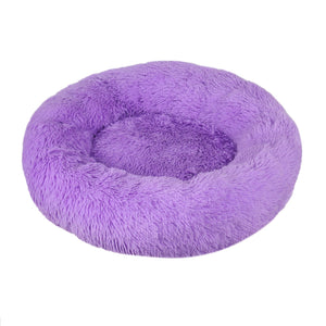 GeckoCustom Pet Dog Bed Comfortable Donut Cuddler Round Dog Kennel Ultra Soft Washable Dog and Cat Cushion Bed Winter Warm Sofa hot sell