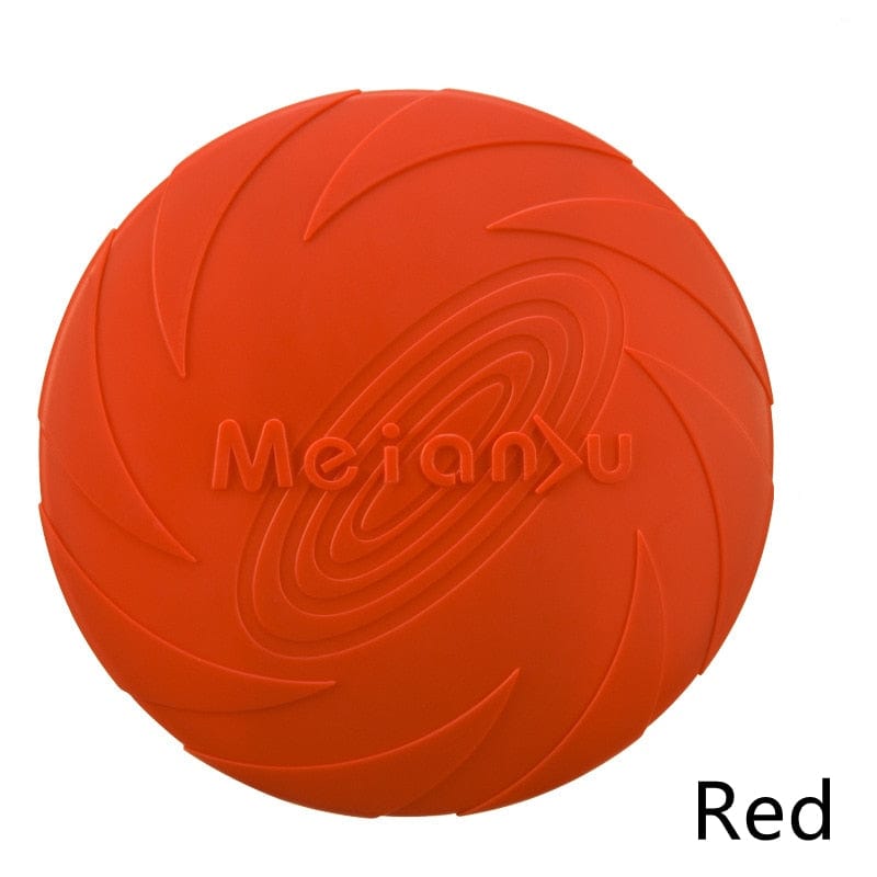 GeckoCustom Pet Dog Flying Disk Toy Silicone Material Environmentally Friendly Anti-Chew Dog Puppy Interactive Training Pet Supplies