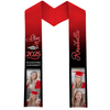 GeckoCustom Photo Class of 2025 Stoles Sash, Graduation Gift, Senior Gift N304 TH10 888873 V-Neck / 6x72 inch
